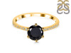 Black Tourmaline & White Topaz Ring BLS-RDR-3140.