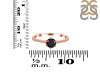 Black Tourmaline & White Topaz Ring BLS-RDR-3143.