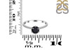 Black Tourmaline & White Topaz Ring BLS-RDR-3144.