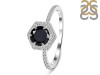 Black Tourmaline & White Topaz Ring BLS-RDR-3146.