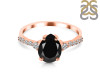 Black Tourmaline & White Topaz Ring BLS-RDR-3148.