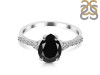Black Tourmaline & White Topaz Ring BLS-RDR-3148.