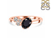 Black Tourmaline & White Topaz Ring BLS-RDR-3153.