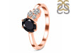 Black Tourmaline & White Topaz Ring BLS-RDR-3153.