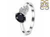 Black Tourmaline & White Topaz Ring BLS-RDR-3153.