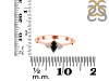 Black Tourmaline & White Topaz Ring BLS-RDR-3155.