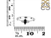 Black Tourmaline & White Topaz Ring BLS-RDR-3155.