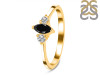 Black Tourmaline & White Topaz Ring BLS-RDR-3155.