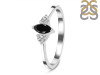 Black Tourmaline & White Topaz Ring BLS-RDR-3155.