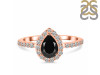 Black Tourmaline & White Topaz Ring BLS-RDR-3161.