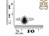 Black Tourmaline & White Topaz Ring BLS-RDR-3161.