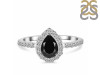 Black Tourmaline & White Topaz Ring BLS-RDR-3161.