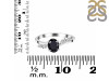 Black Tourmaline & White Topaz Ring BLS-RDR-3163.