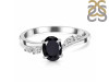 Black Tourmaline & White Topaz Ring BLS-RDR-3163.