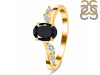 Black Tourmaline & White Topaz Ring BLS-RDR-3163.