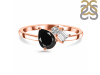 Black Tourmaline & White Topaz Ring BLS-RDR-3199.