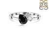 Black Tourmaline & White Topaz Ring BLS-RDR-3199.