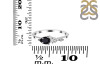 Black Tourmaline  & White Topaz Ring BLS-RDR-3238.