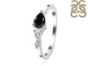 Black Tourmaline  & White Topaz Ring BLS-RDR-3238.