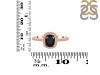 Black Tourmaline & White Topaz Ring BLS-RDR-3263.