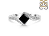 Black Tourmaline & White Topaz Ring BLS-RDR-346.