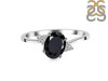 Black Tourmaline & White Topaz Ring BLS-RDR-351.