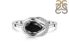 Black Tourmaline & White Topaz Ring BLS-RDR-367.