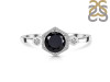 Black Tourmaline & White Topaz Ring BLS-RDR-373.