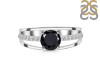 Black Tourmaline & White Topaz Ring BLS-RDR-377.