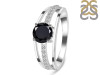 Black Tourmaline & White Topaz Ring BLS-RDR-377.