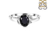 Black Tourmaline & White Topaz Ring BLS-RDR-383.