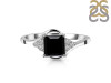 Black Tourmaline & White Topaz Ring BLS-RDR-399.