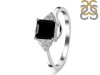 Black Tourmaline & White Topaz Ring BLS-RDR-399.