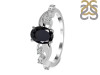 Black Tourmaline & White Topaz Ring BLS-RDR-402.