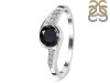 Black Tourmaline & White Topaz Ring BLS-RDR-403.