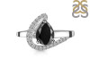 Black Tourmaline & White Topaz Ring BLS-RDR-404.