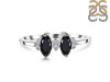 Black Tourmaline & White Topaz Ring BLS-RDR-418.