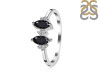 Black Tourmaline & White Topaz Ring BLS-RDR-418.