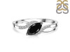 Black Tourmaline & White Topaz Ring BLS-RDR-422.