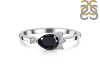 Black Tourmaline & White Topaz Ring BLS-RDR-433.