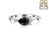 Black Tourmaline & White Topaz Ring BLS-RDR-433.