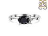 Black Tourmaline & White Topaz Ring BLS-RDR-435.