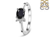 Black Tourmaline & White Topaz Ring BLS-RDR-435.