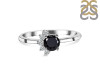 Black Tourmaline & White Topaz Ring BLS-RDR-437.