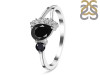 Black Tourmaline & White Topaz Ring BLS-RDR-453.