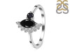 Black Tourmaline & White Topaz Ring BLS-RDR-454.