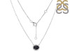 Black Tourmaline & White Topaz Necklace BLS-RN-85.