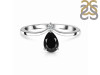 Black Tourmaline & White Topaz Ring BLS-RR-374.