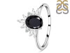 Black Tourmaline & White Topaz Ring BLS-RR-405.