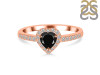  Black Tourmaline & White Topaz Ring BLS-RR-423.